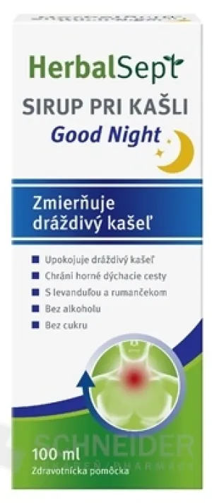 HerbalSept SIRUP PRI KAŠLI Good Night