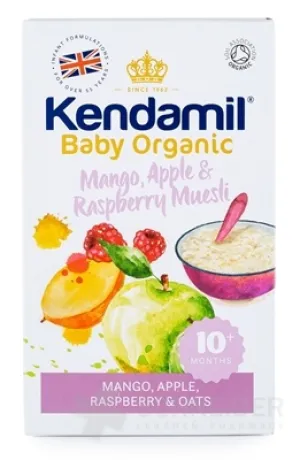 KENDAMIL Organic, BIO Ovsená kaša s ovocím