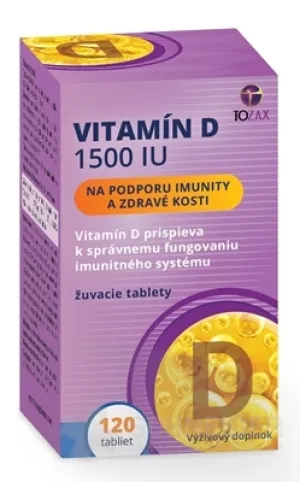 TOZAX Vitamín D 1500 IU