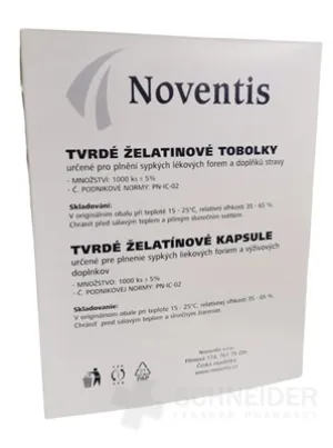 Noventis želatínové kapsuly veľkosť 0 Fagron