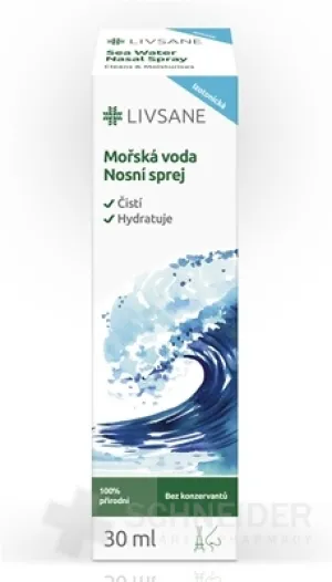 LIVSANE Morská voda izotonická