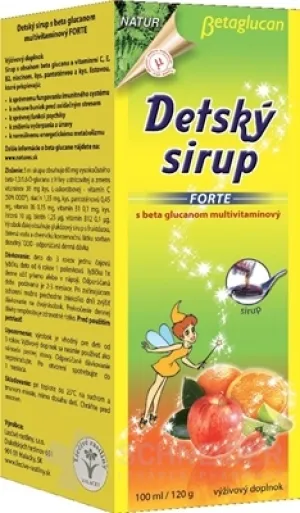 NATURES BETAGLUCAN DETSKÝ SIRUP FORTE