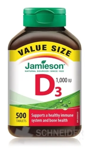 JAMIESON VITAMÍN D3 1000 IU