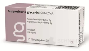 SUPPOSITORIA GLYCERINI SANOVA Extra 3g