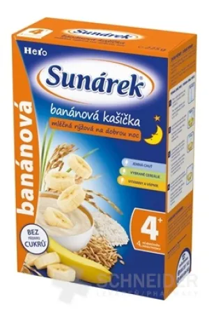 SUNÁREK kašička na dobrú noc mliečna ryžová