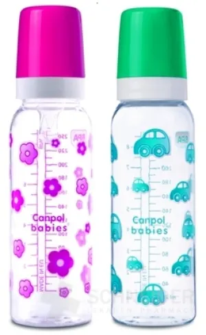 Canpol Babies Fľaša Dekor 250 ml