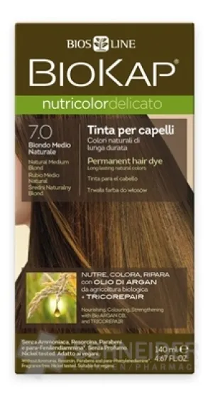 BIOKAP nutricolor delicato Farba na vlasy 7.0