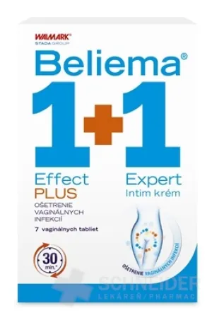 Beliema Effect PLUS 7tbl + Expert Intim krém 30ml
