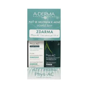 A-Derma Phys-AC Perfect fluid 40ml + čistiaci gél 100ml