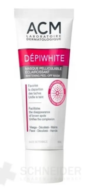 ACM DÉPIWHITE zosvetľovacia zlupovacia maska