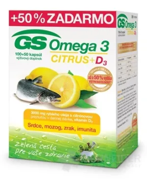 GS Omega 3 CITRUS + D3