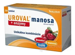 VALOSUN UROVAL manosa + enzýmy