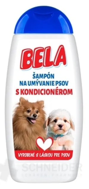 BELA Šampón na umývanie psov s kondicionérom