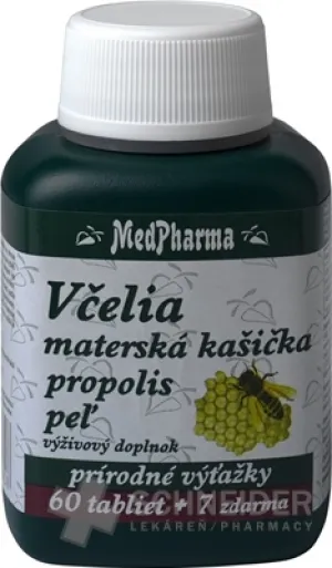 MedPharma VČELIA MAT. KAŠIČKA + PROPOLIS + PEĽ