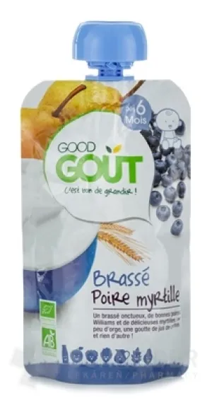 Good Gout BIO Hruškový jogurt s čučoriedkami
