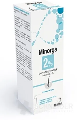 Minorga 2 % dermálny roztok