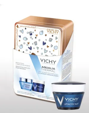 Vichy Aqualia Thermal intenzívna hydratácia, vianočný balíček + darček Vichy Liftactiv nočný krém