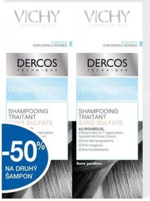 Vichy Dercos Dermo Apaisant Sensitive DUO šampón na citlivú pokožku