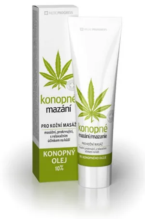 KONOPNÉ MAZANIE 10%  100 ml TUBA