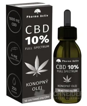 Pharma Activ CBD 10% Full Spectrum KONOPNÝ OLEJ