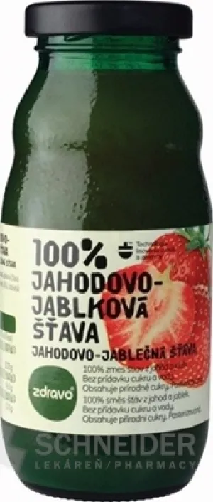 zdravo 100% JAHODOVO-JABLKOVÁ ŠŤAVA