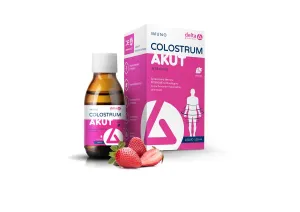 DELTA COLOSTRUM® AKUT sirup Jahoda 125 ml