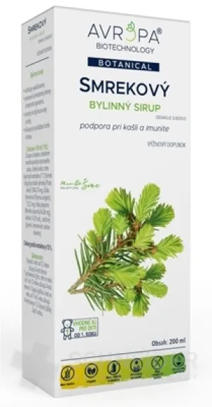 AVROPA Smrekový bylinný sirup