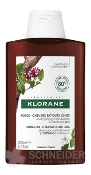 KLORANE SHAMPOOING À LA QUININE & EDELWEISS BIO