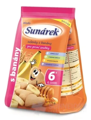 Sunárek sušienky s banánmi