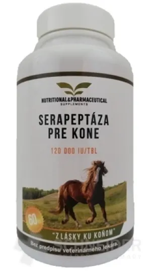 N&P Serapeptáza pre kone 120 000 IU