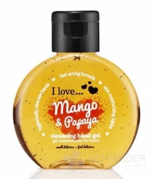 I Love Čistiaci gél na ruky Mango a Papaya