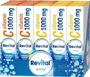 Revital vitamín C 1000 mg šumivý MIX BOX