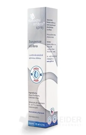 Koloidné striebro AKNÉ 20 ppm