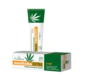 Cannaderm Mentholka EXTRA - chladivé konopné mazanie 150 ml