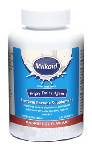 Milkaid Lactase Enzyme Supplement