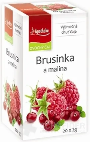 APOTHEKE PREMIER SELECTION ČAJ BRUSNICA A MALINA