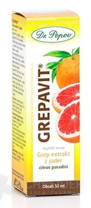 DR. POPOV Grepavit (grep - extrakt z jadier)