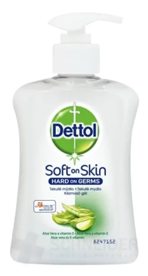 Dettol tekuté mydlo Aloe Vera a vitamín E