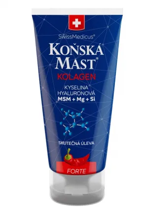 Konská masť s kolagénom forte hrejivá 200 ml
