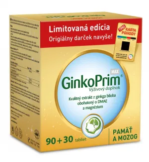 GinkoPrim Max 90+30tbl.+ Test karta pohody