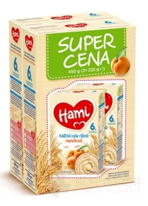 Hami mliečna kaša ryžová marhuľová
