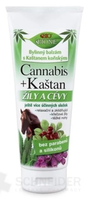 BC BIO Cannabis+Gaštan konský balzam Žily a cievy