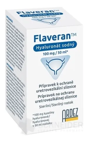 Flaveran roztok hyaluronátu sodného