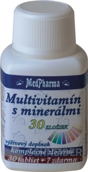 MedPharma MULTIVITAMÍN S MINERÁLMI 30 ZLOŽIEK