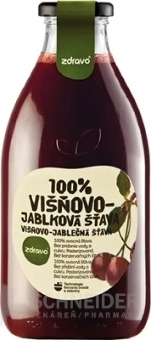 zdravo 100% VIŠŇOVO-JABLKOVÁ ŠŤAVA