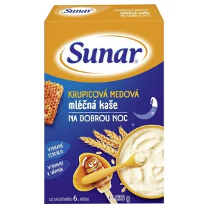 Sunar KRUPICOVÁ MEDOVÁ KAŠA mliečna NA DOBRÚ NOC
