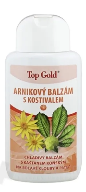 TOP GOLD Arnikový balzam s kostihojom