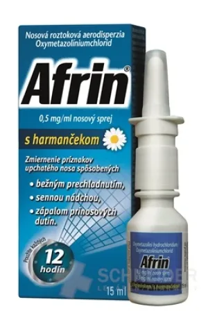 Afrin 0,5 mg/ml nosový sprej s harmančekom
