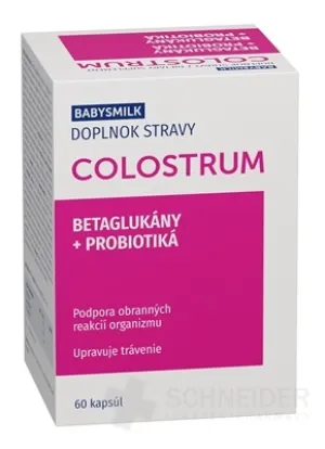 BABYSMILK COLOSTRUM + BETAGLUKÁNY + PROBIOTIKÁ