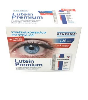Lutein Premium, cps 2 x 60 ks (120 ks) + darček (utierka na okuliare)